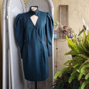 Ted Lapidus couture 80s dress